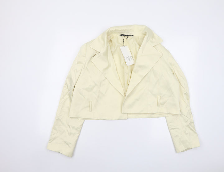 Zara Womens Yellow Jacket Size S