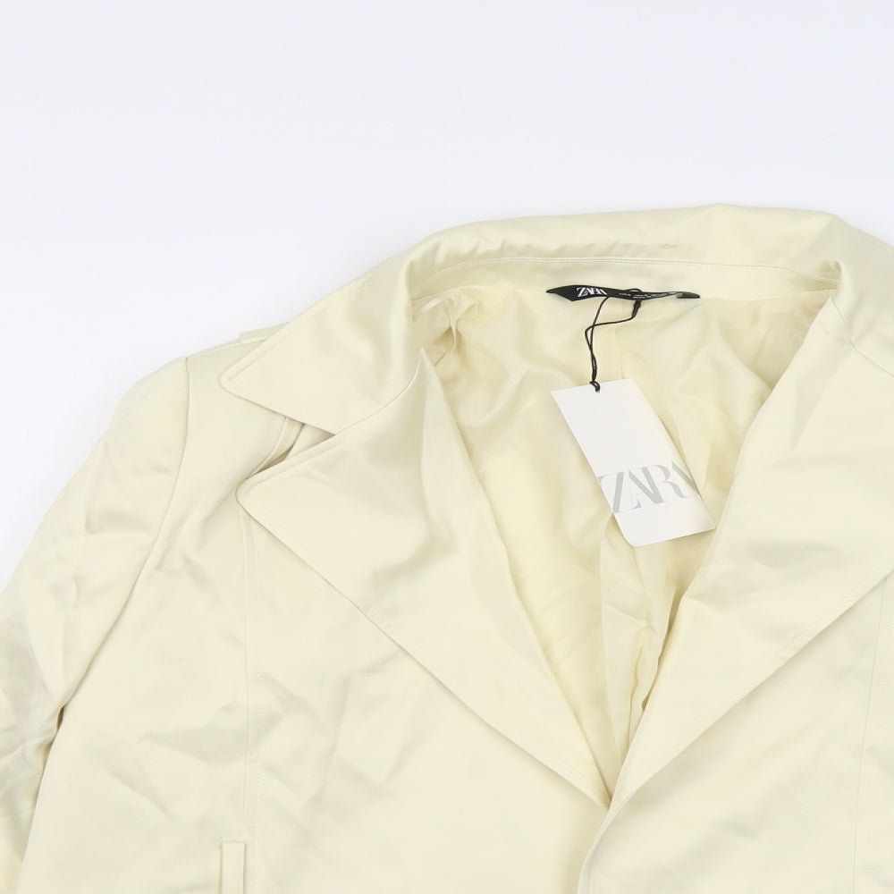 Zara Womens Yellow Jacket Size S