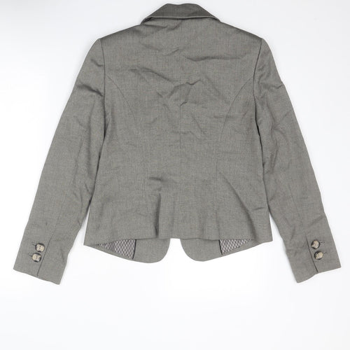 NEXT Womens Grey Jacket Blazer Size 14 Button