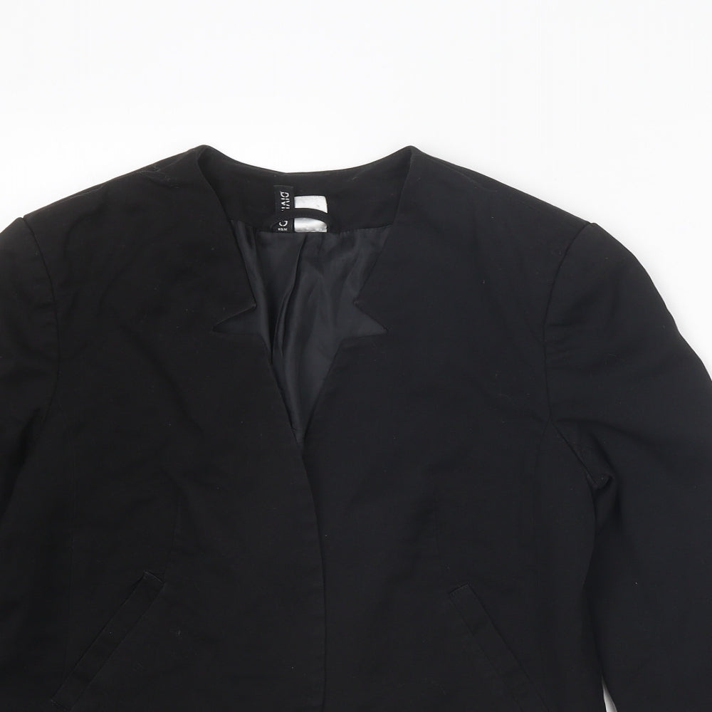 Divided by H&M Womens Black Jacket Blazer Size 14