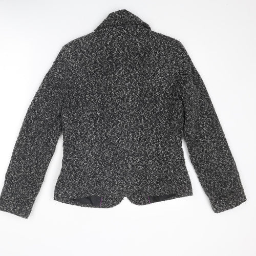 Per Una Womens Grey Jacket Blazer Size 10 Button
