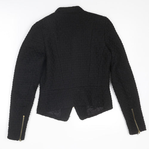 Cubus Womens Black Jacket Size 6 Zip