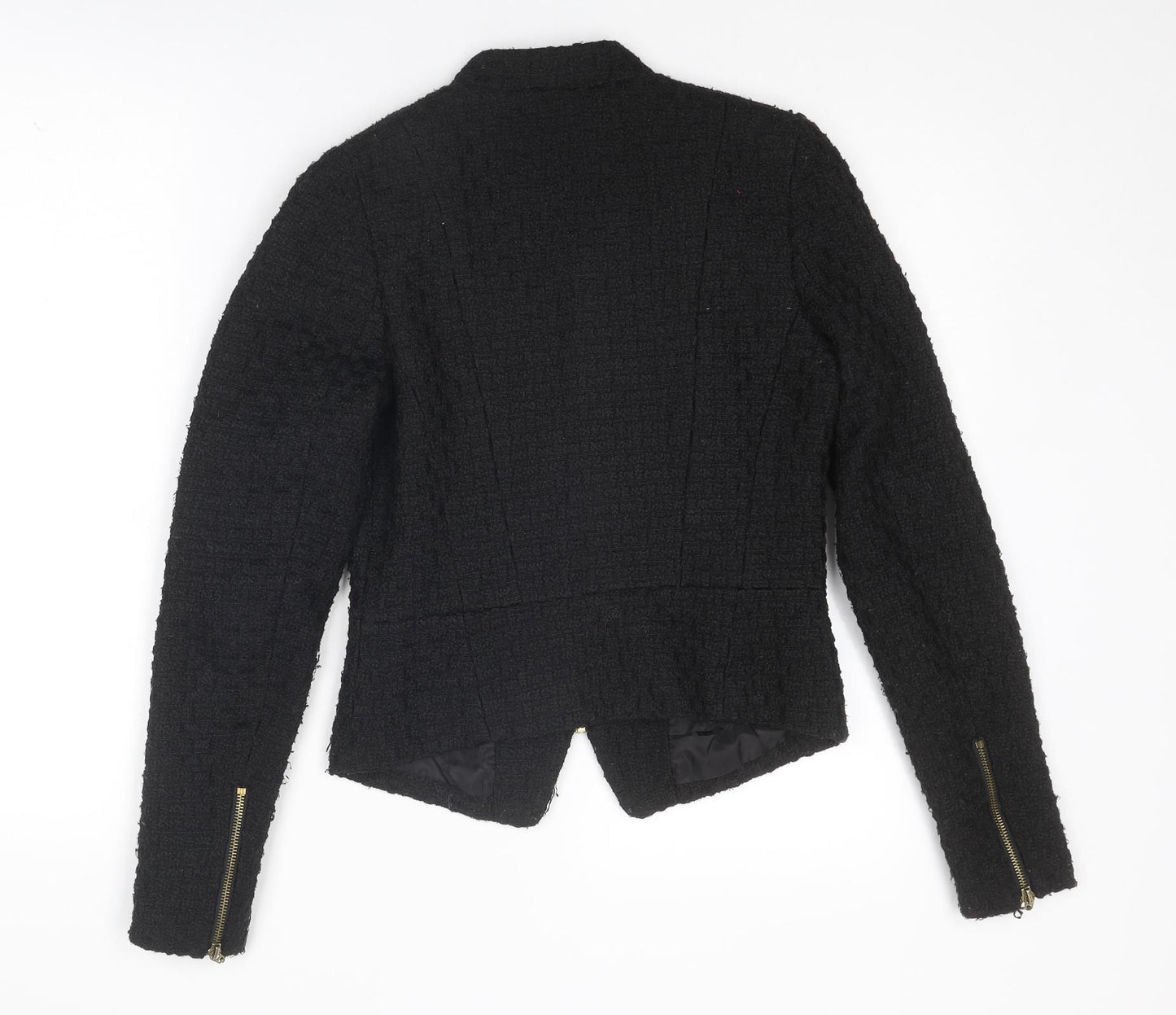 Cubus Womens Black Jacket Size 6 Zip