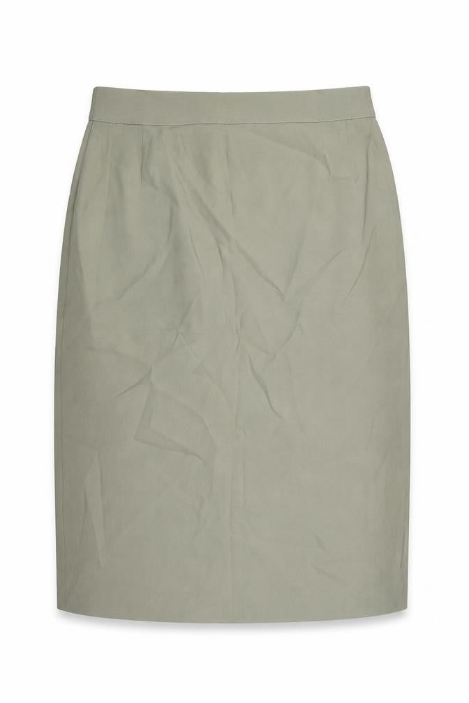 Marella Womens Brown Acetate Straight & Pencil Skirt Size 12 Zip