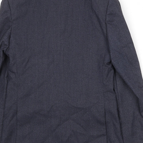 Marks and Spencer Mens Blue Polyester Jacket Suit Jacket Size 36 Regular