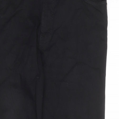 BRAX Mens Black Cotton Straight Jeans Size 40 in Regular Zip