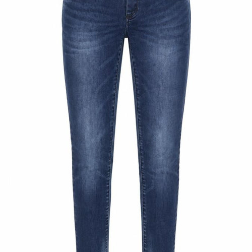 Mama-licious Womens Blue Cotton Skinny Jeans Size 30 in Regular Zip