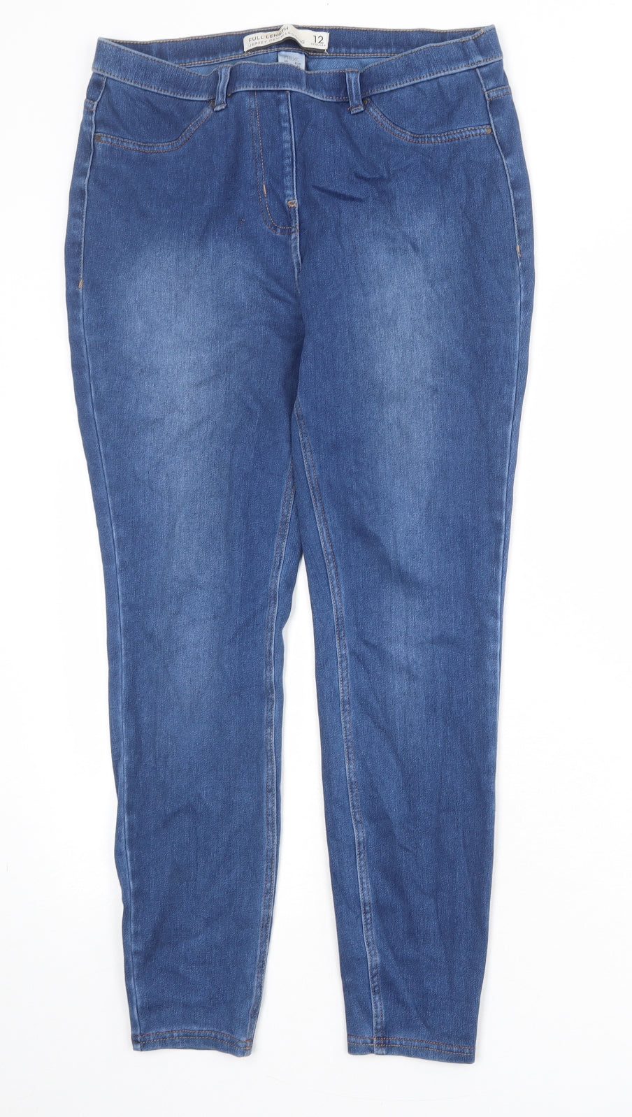 NEXT Womens Blue Cotton Jegging Jeans Size 12 Regular