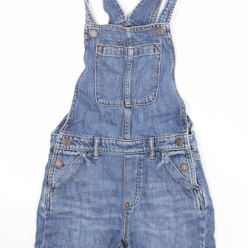 Gap Girls Blue 100% Cotton Dungaree One-Piece Size L Button