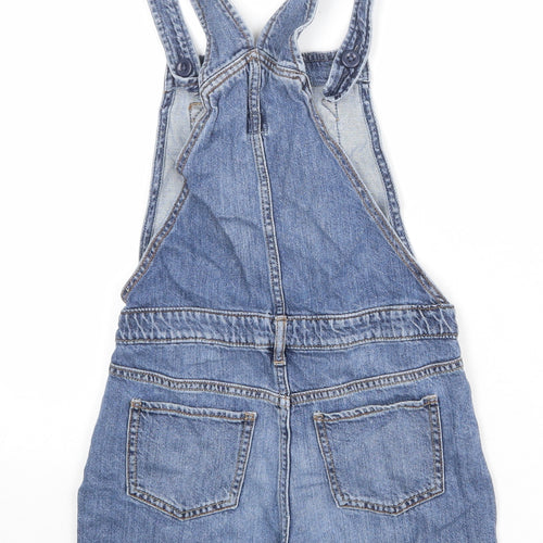 Gap Girls Blue 100% Cotton Dungaree One-Piece Size L Button