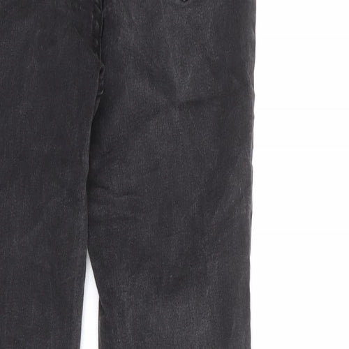 New Look Womens Grey Cotton Skinny Jeans Size 8 Regular Zip