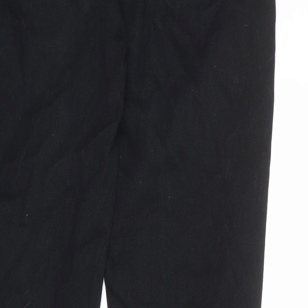 Wallis Womens Black Cotton Skinny Jeans Size 12 Regular Zip