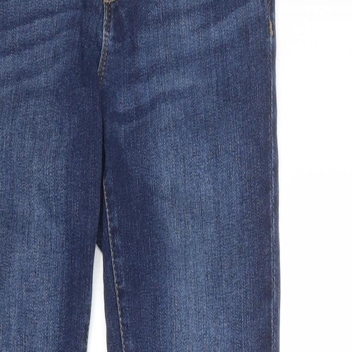 Zara Boys Blue Cotton Skinny Jeans Size 11-12 Years Regular Zip