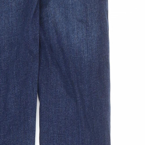 Zara Boys Blue Cotton Skinny Jeans Size 11-12 Years Regular Zip