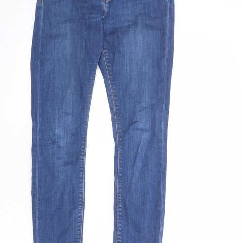 ASOS Mens Blue Cotton Skinny Jeans Size 28 in Regular Zip