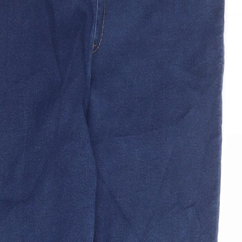 Marks and Spencer Womens Blue Cotton Jegging Jeans Size 16 Regular