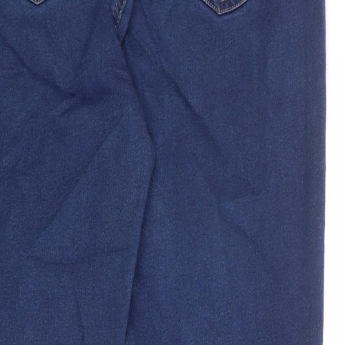 Marks and Spencer Womens Blue Cotton Jegging Jeans Size 16 Regular