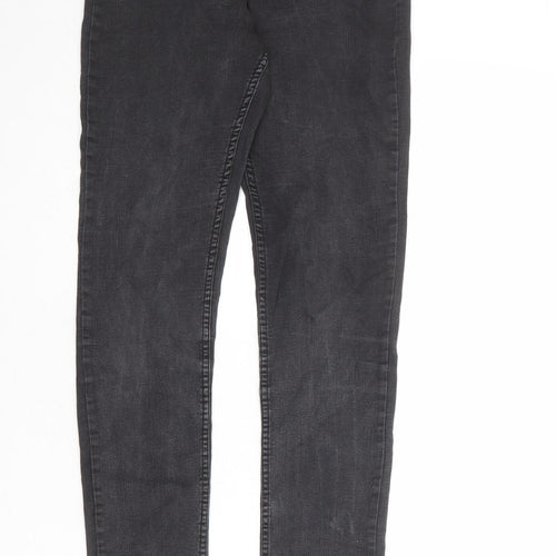H&M Boys Grey Cotton Skinny Jeans Size 14 Years Regular Pullover