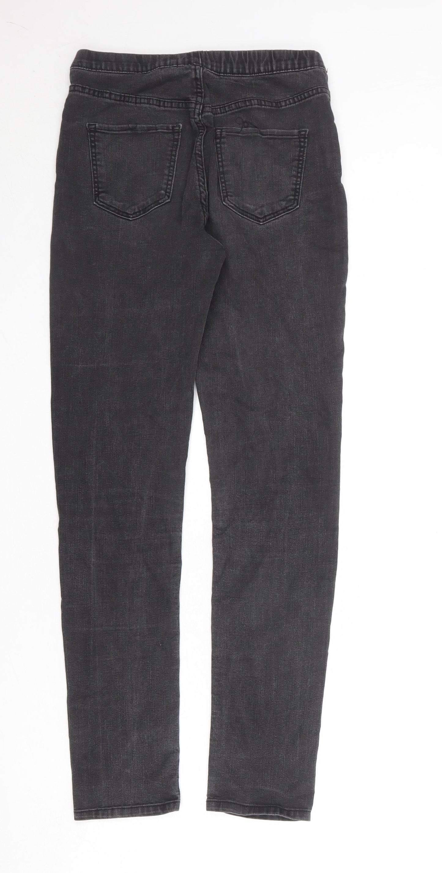 H&M Boys Grey Cotton Skinny Jeans Size 14 Years Regular Pullover