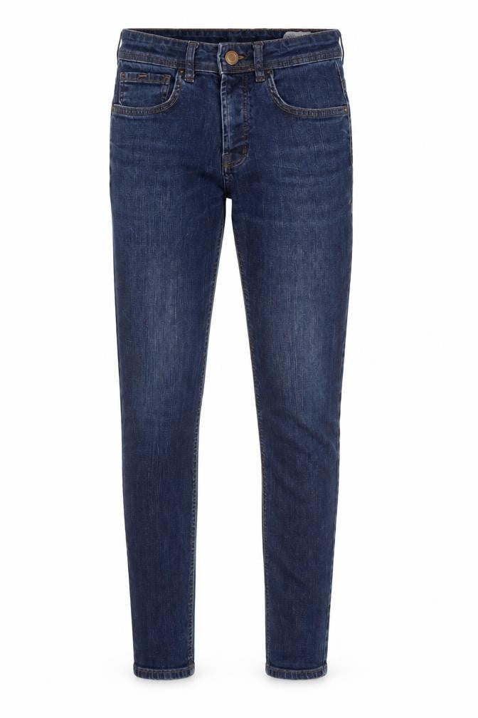 Denim & Co. Mens Blue Cotton Skinny Jeans Size 32 in Regular Button