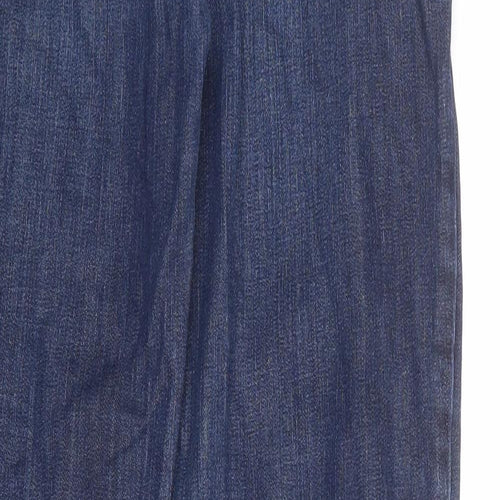 Denim & Co. Mens Blue Cotton Skinny Jeans Size 32 in Regular Button