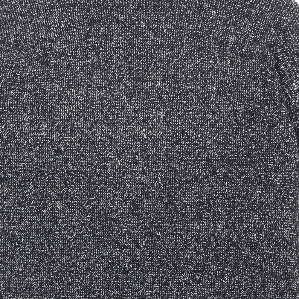 Theory Womens Blue Round Neck Cotton Pullover Jumper Size S