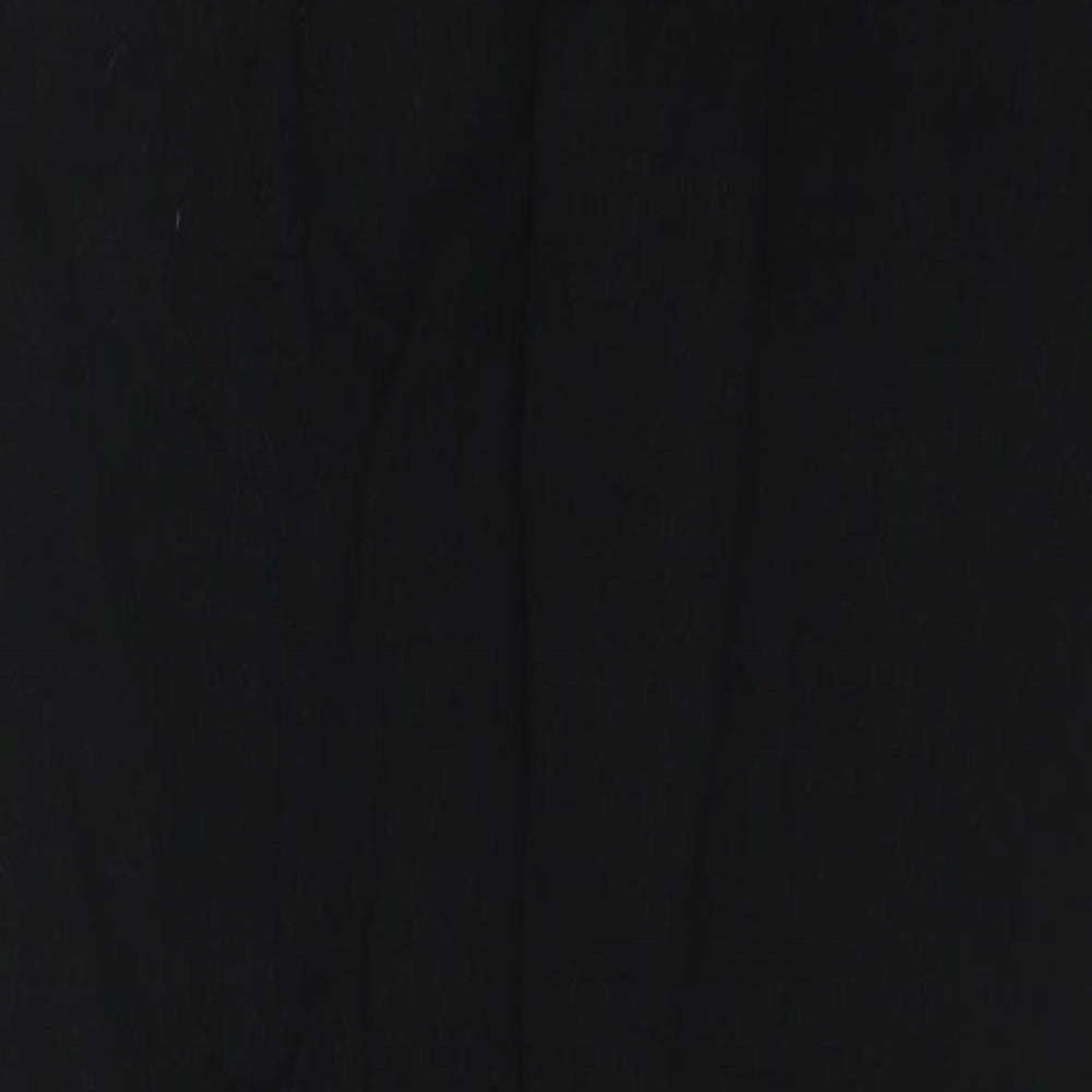H&M Womens Black Cotton Capri Leggings Size M