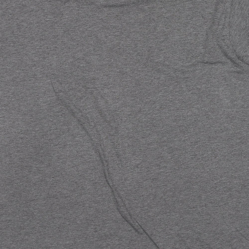 Lee Cooper Mens Grey Polyester T-Shirt Size XL Crew Neck