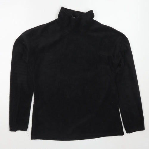 DECATHLON Womens Black Polyester Pullover Sweatshirt Size M Pullover