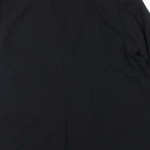 Marks and Spencer Womens Black Polyester Jacket Suit Jacket Size 16