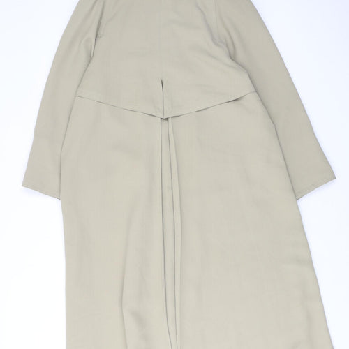 Four seasons Womens Beige Overcoat Coat Size XS Button