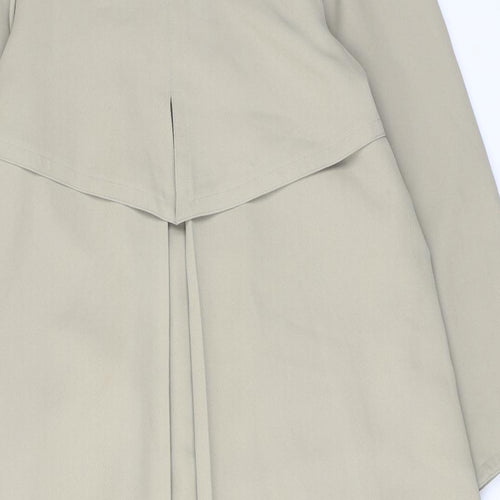 Four seasons Womens Beige Overcoat Coat Size XS Button