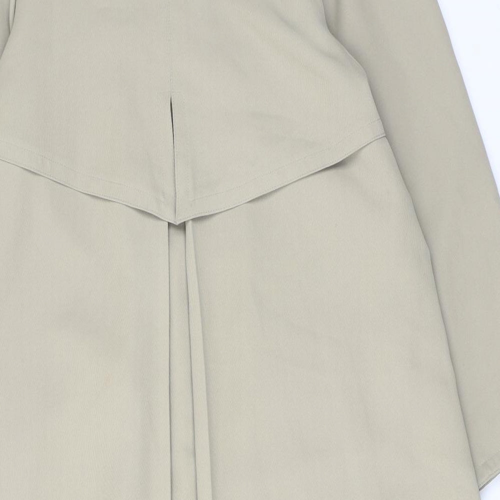 Four seasons Womens Beige Overcoat Coat Size XS Button