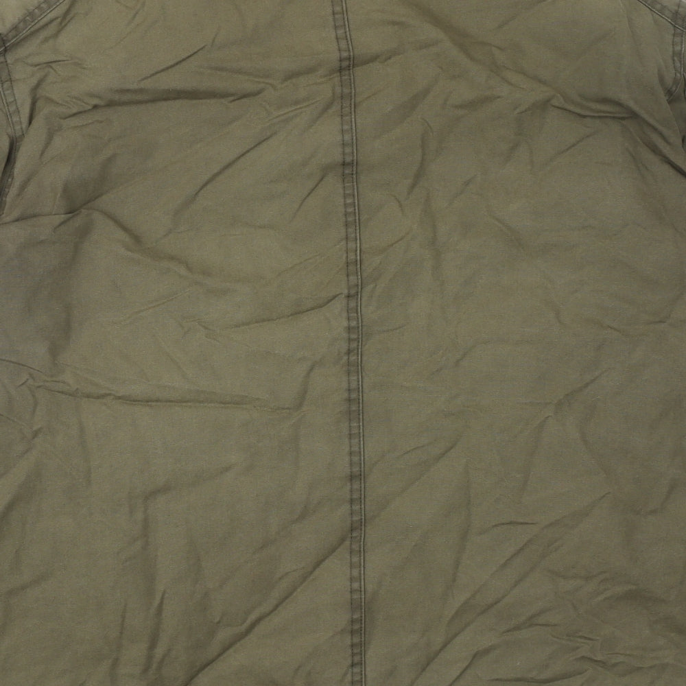 Marks and Spencer Mens Green Jacket Size L Zip