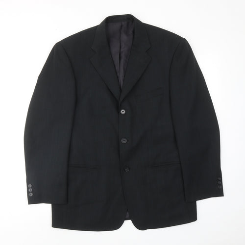 West Brook Mens Grey Polyester Jacket Suit Jacket Size 40 Regular