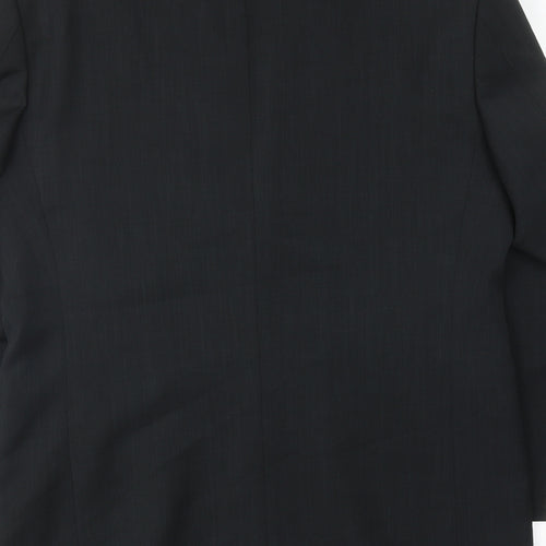 West Brook Mens Grey Polyester Jacket Suit Jacket Size 40 Regular