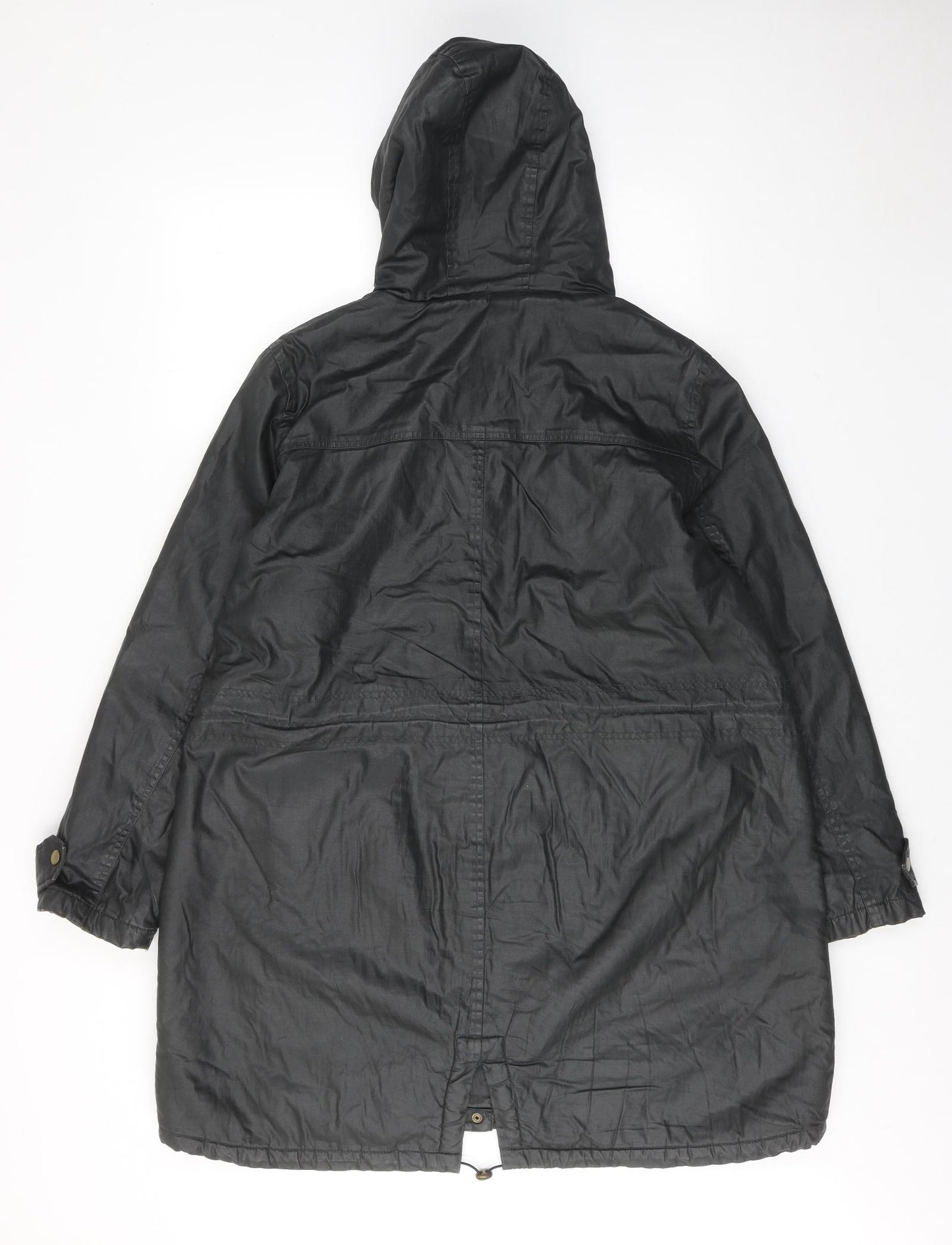 Marks and Spencer Womens Green Rain Coat Coat Size 20 Zip