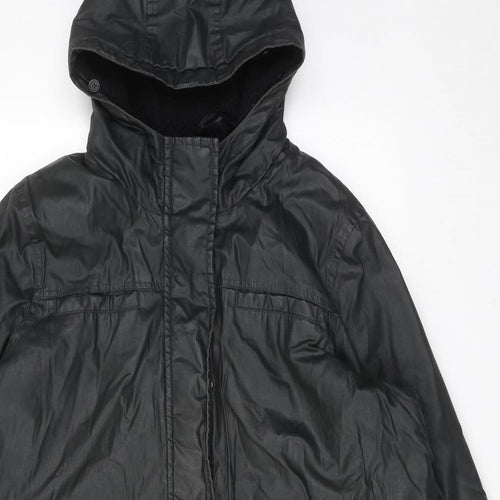 Marks and Spencer Womens Green Rain Coat Coat Size 20 Zip