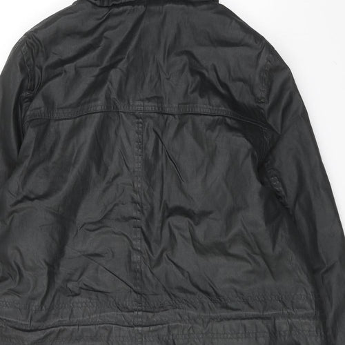Marks and Spencer Womens Green Rain Coat Coat Size 20 Zip