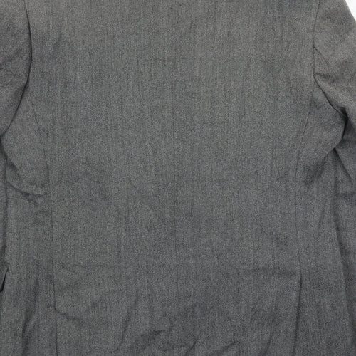 Marks and Spencer Mens Grey Wool Jacket Suit Jacket Size 42 Regular
