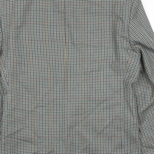 Debenhams Mens Green Geometric Wool Jacket Blazer Size 40 Regular