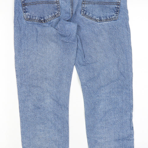 Reclaimed Vintage Womens Blue Cotton Skinny Jeans Size 30 in Regular Zip