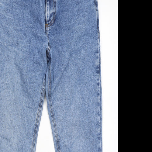 Reclaimed Vintage Womens Blue Cotton Skinny Jeans Size 30 in Regular Zip