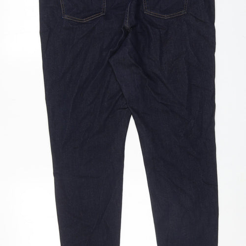 Autograph Womens Blue Cotton Skinny Jeans Size 18 Regular Zip