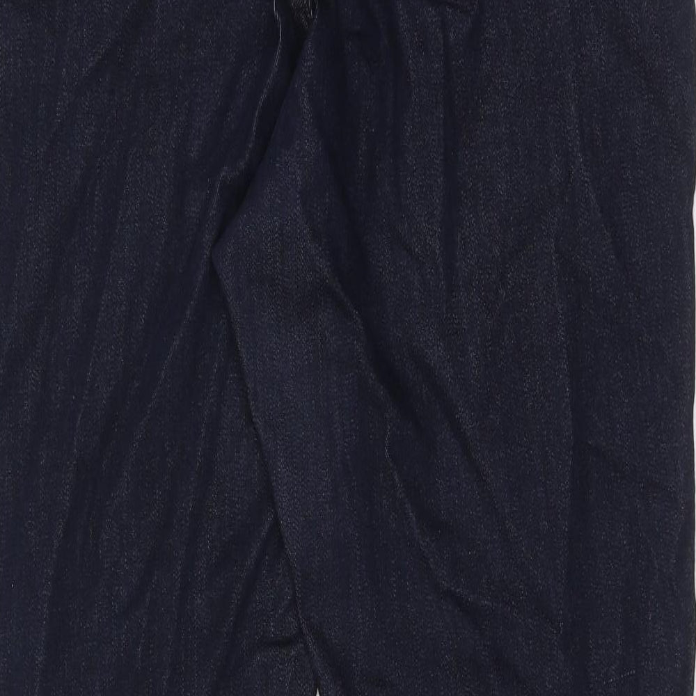 Autograph Womens Blue Cotton Skinny Jeans Size 18 Regular Zip