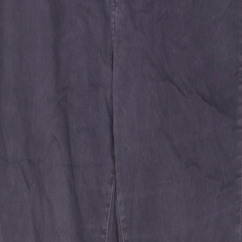 TU Womens Blue Cotton Skinny Jeans Size 16 Regular Zip
