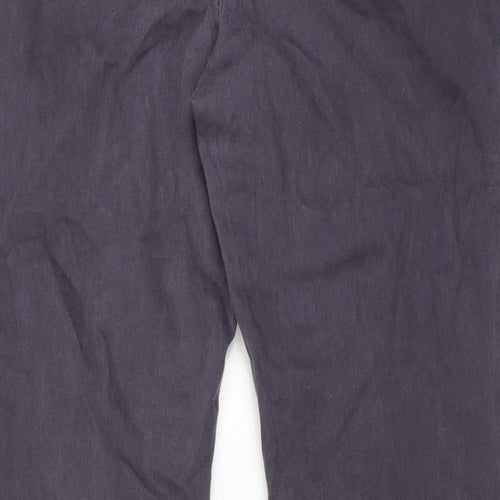 TU Womens Blue Cotton Skinny Jeans Size 16 Regular Zip