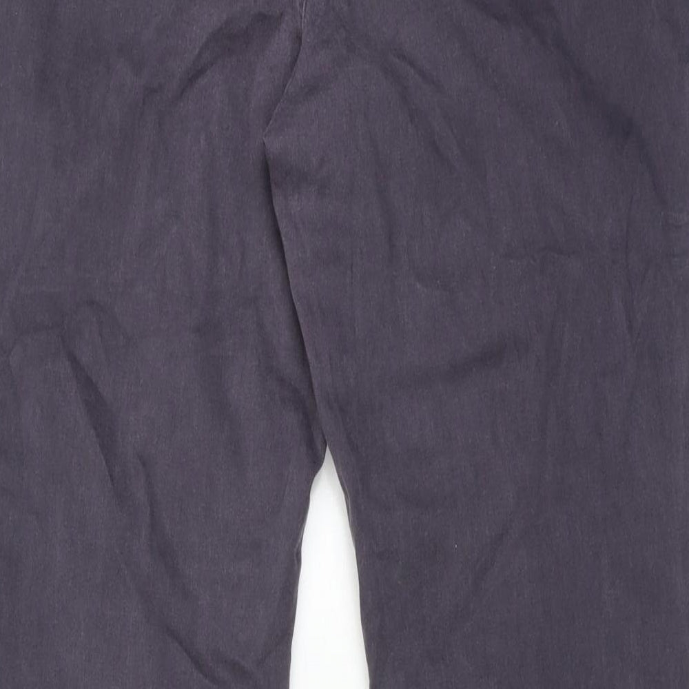 TU Womens Blue Cotton Skinny Jeans Size 16 Regular Zip
