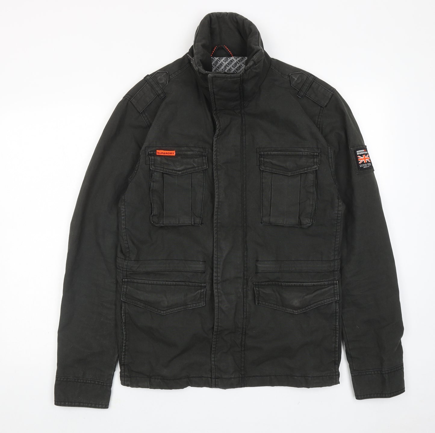 Superdry Mens Green Jacket Size M Zip