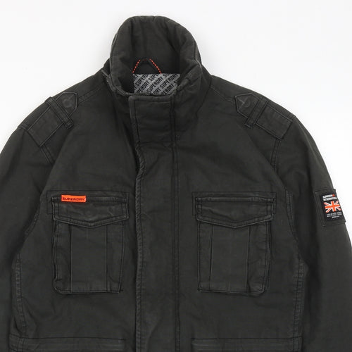 Superdry Mens Green Jacket Size M Zip